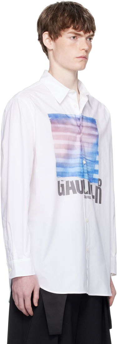 Srajce Jean Paul Gaultier Jean Paul Gaultier Oversized Air Shirt Bela | 25/03-U-ST030-W013P-015634, 1