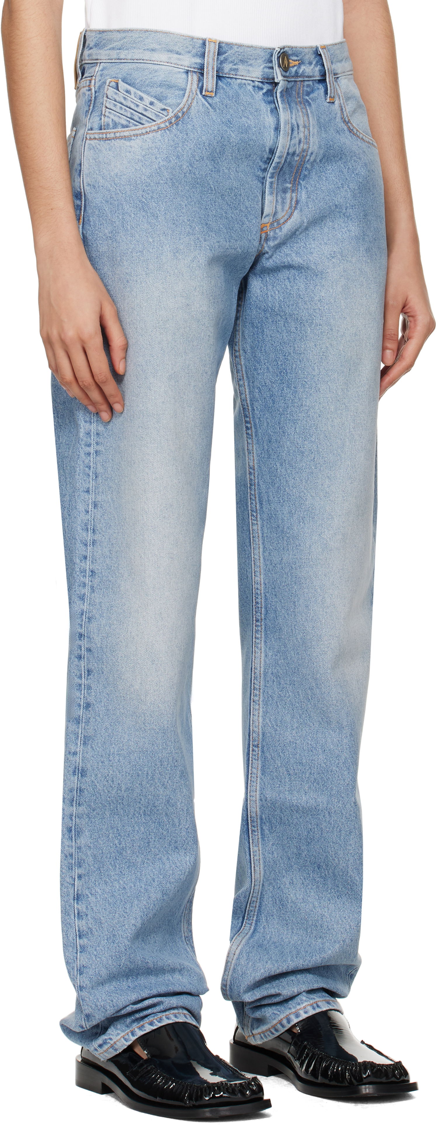 Kavbojke The Attico The Attico Long Jeans Modra | 250WCP00073 DDD085SS, 1