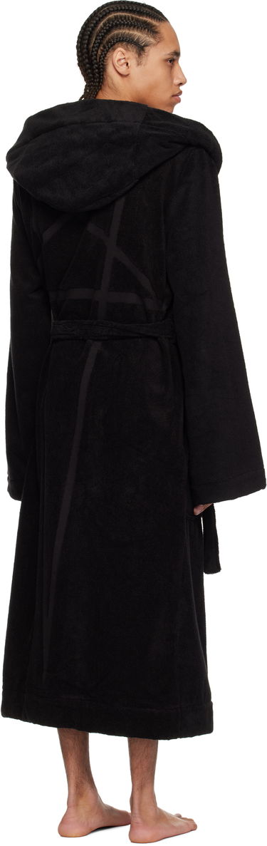 Pižame Rick Owens Rick Owens Beach Hooded Bathrobe Črna | RH0000002 SPO1, 2