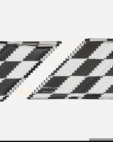 Denarnica Comme des Garçons Classic Print Leather Wallet Črna | SA0641CP 1, 3