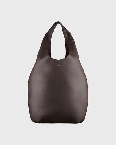 Torba za čez ramo A.P.C. A.P.C. Le Neige Leather Shoulder Bag Rjava | PXCBC-F67008-CAV, 0