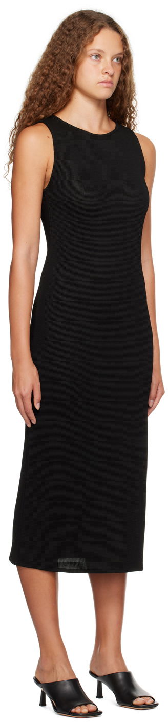 Obleke Anine Bing Anine Bing Savannah Midi Dress Črna | A-02-1170-007, 1