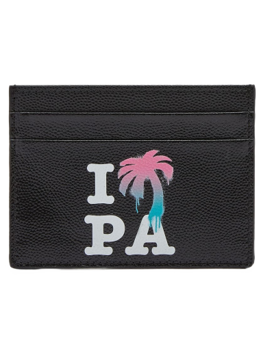 Denarnica Palm Angels I Love PA Card Holder Multi Črna | PMND008S23LEA0011084