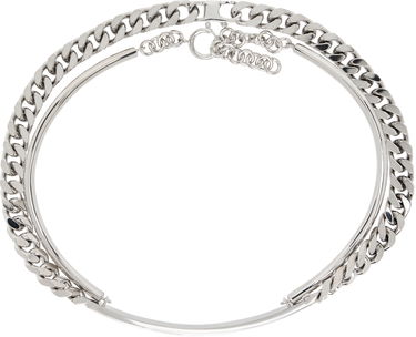 Ogrlica Maison Margiela MM6 Maison Margiela Mixed Chain Necklace Kovinski | SM6UU0080 P8371, 3