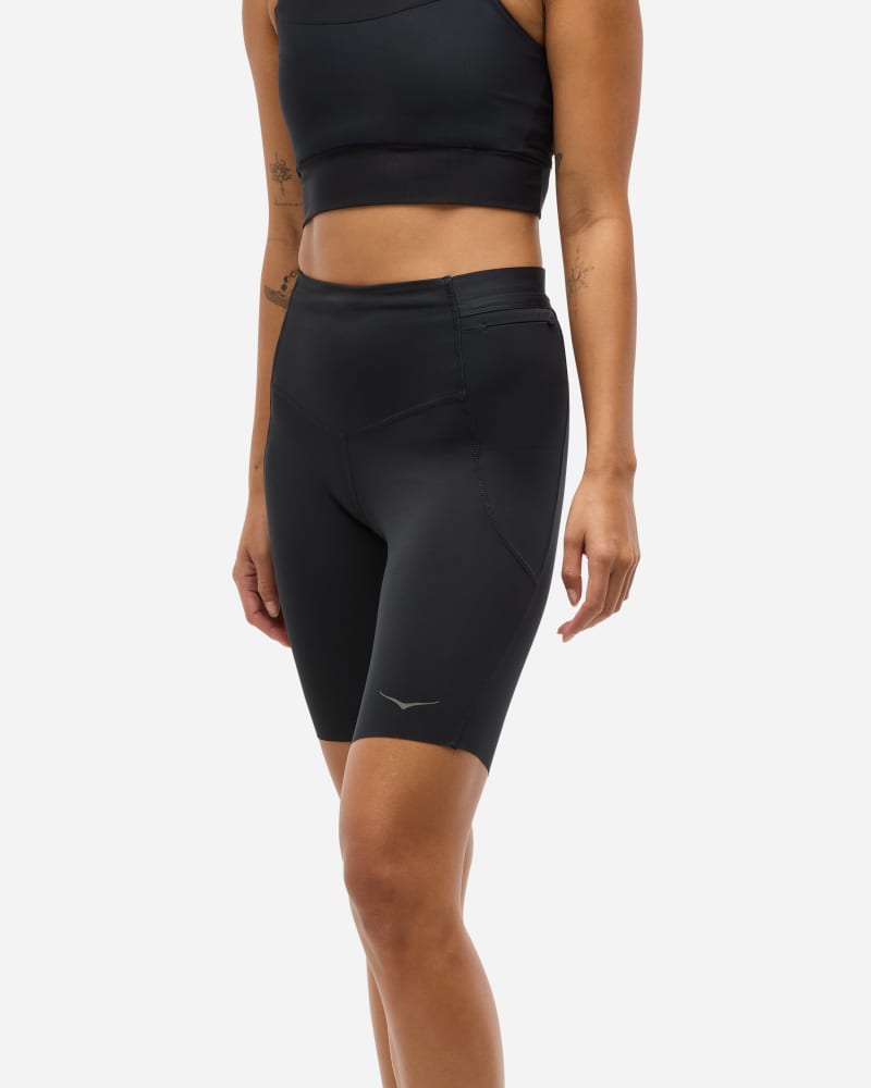 Kratke hlače Hoka One One Novafly 9" Knit Shorts, Size Large Črna | 1164150-BLK