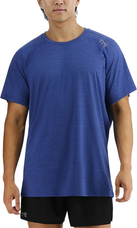 Majica TYR RAGLAN Short Sleeve T-Shirt Modra | mptrso3a-981