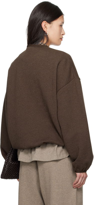 Pulover Fear of God Core Collection Crewneck Heather Wood Rjava | 192SU244682F, 2