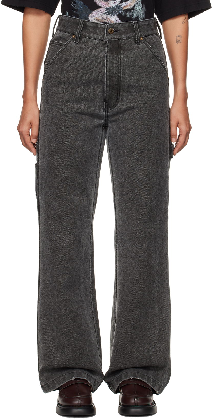Kavbojke We11done We11done Carpenter Jeans Siva | WD-PT3-24-265-W-BK