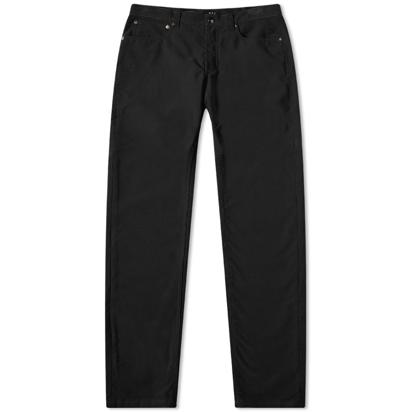 Hlače A.P.C. Petit Standard Corduroy Jeans Črna | CODBX-M09002-LZZ