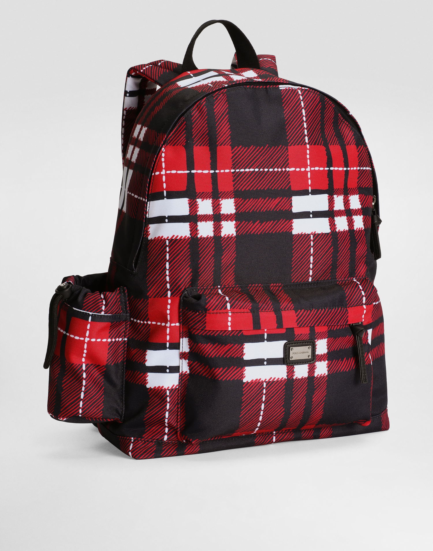 Nahrbtnik Dolce & Gabbana Dolce & Gabbana Nylon Plaid Print Backpack Večbarvna | EM0139AV246HS5QB, 1