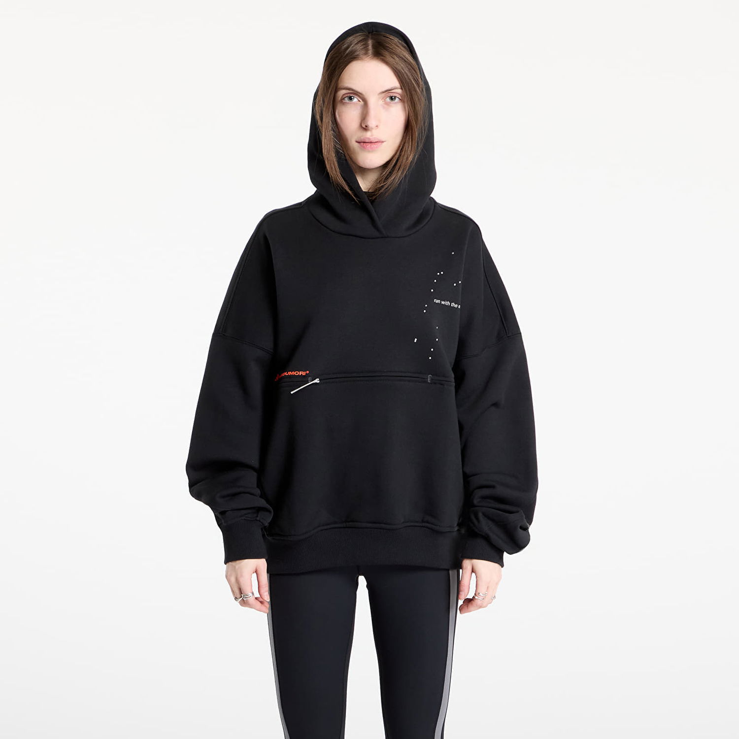 Pulover adidas Performance H. Koumori Running Hoodie Črna | JY4090, 0