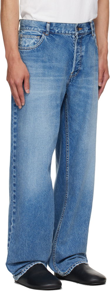 Kavbojke The Row The Row Ross Wide Leg Jeans Modra | 554-W3874, 1