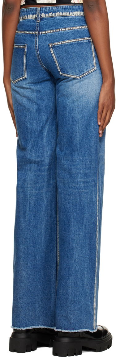 Kavbojke We11done We11done Worn Jeans Modra | WD-DP3-22-382-W-BL, 2