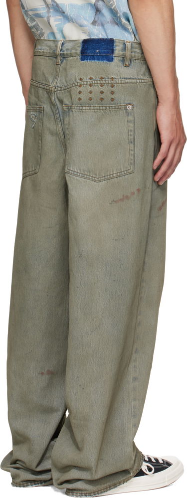 Kavbojke Ksubi Maxx Greaser Jeans Zelena | MPF25DJ042, 2