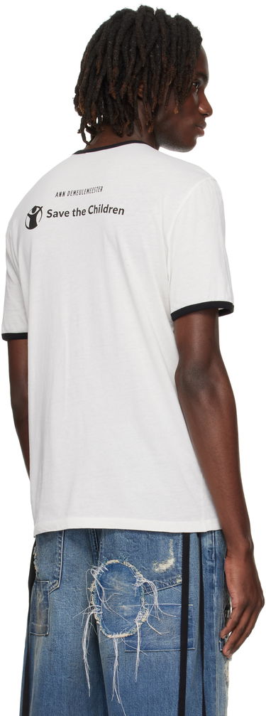 Majica Ann Demeulemeester Ann Demeulemeester Save the Children Edition Aimar Standard T-Shirt Bela | B0012876-FA206-003, 2