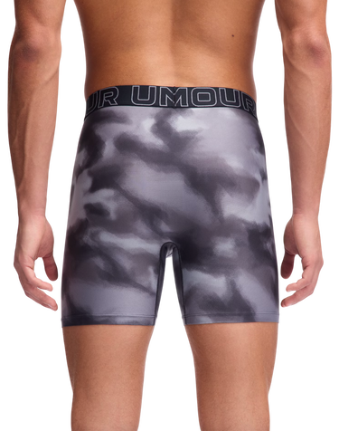 Boksarice Under Armour Under Armour Print 6in Boxer Shorts, 3-Pack Siva | 1383885-024, 4