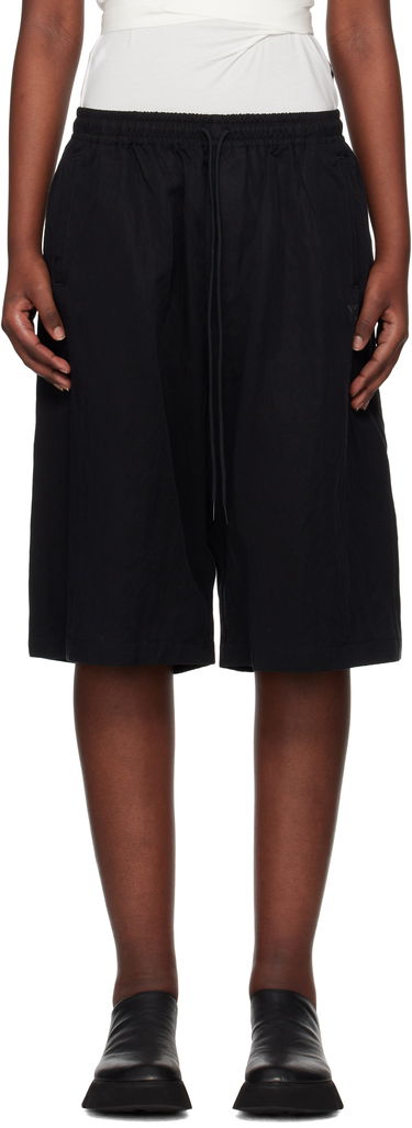 Kratke hlače Y-3 Y-3 Washed Twill Shorts Črna | JD3516, 0