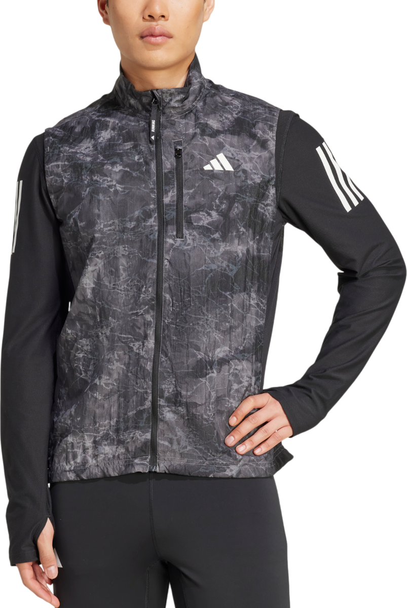 Telovnik adidas Originals Own the Run Spray Dye Vest Črna | jn9684