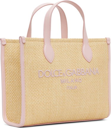 Tote bag Dolce & Gabbana Dolce & Gabbana Straw Tote Bag Bež | EB0252AY3108L851, 4