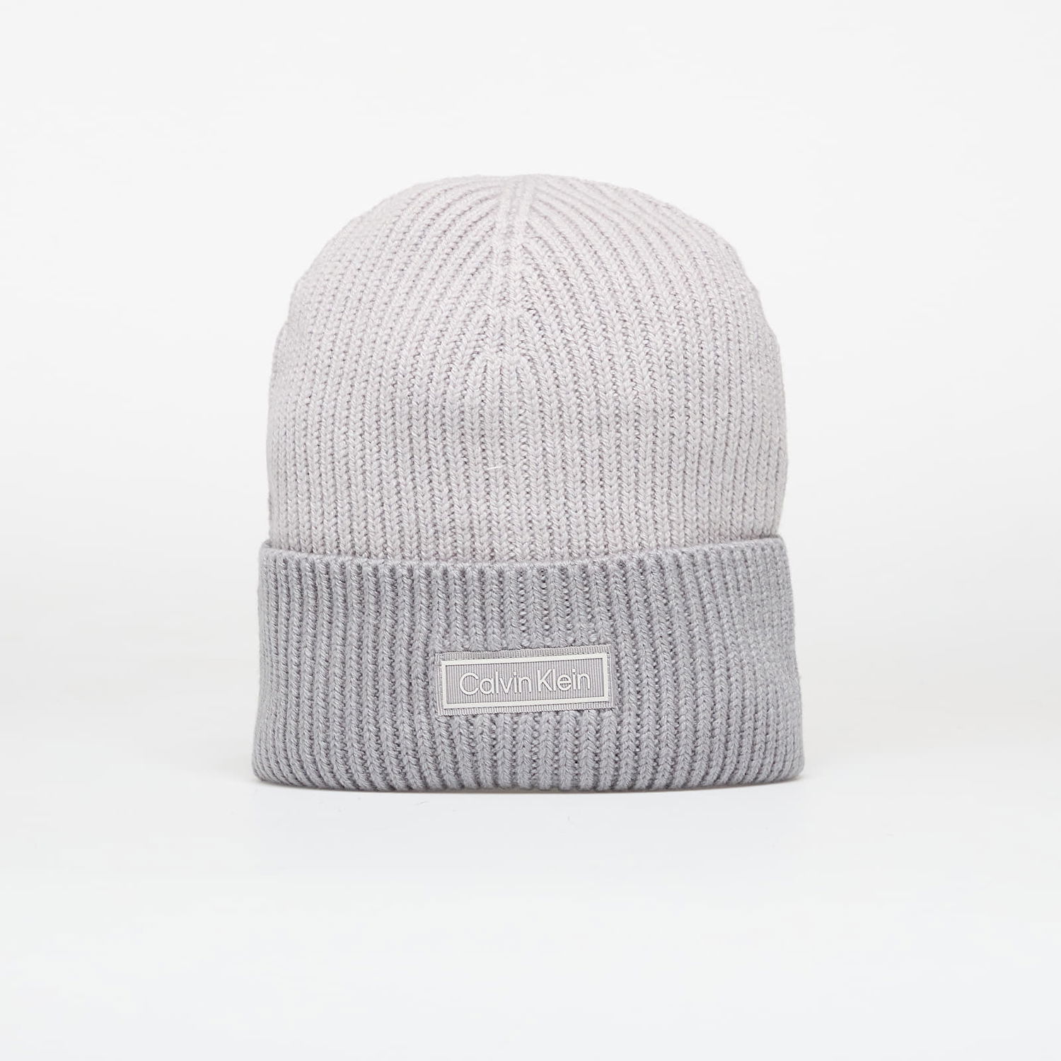 Klobuk CALVIN KLEIN Calvin Klein Patch Wool Chunky Hat Siva | LV04D8029G QBW, 0