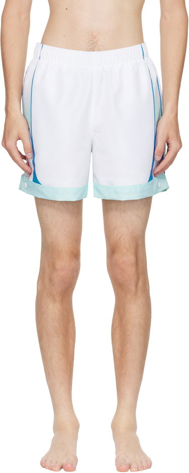 Kopalke Casablanca Casablanca Logo Swim Shorts Bela | MPF25-SWM-065-01, 0