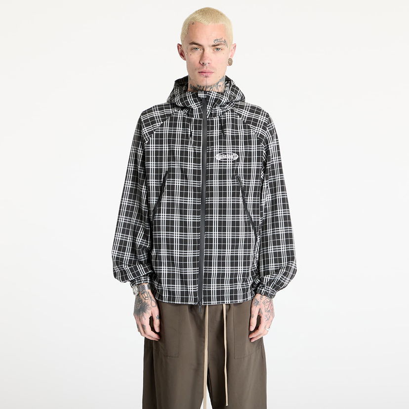 Vetrovka Wasted Paris Wasted Paris Yard Tartan Windbreaker Črna | WP_000273