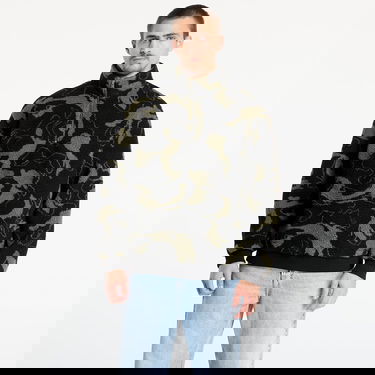 Pulover Urban Classics Oversized Pattern Teddy Troyer Sweatshirt Večbarvna | TB8024-21221, 0