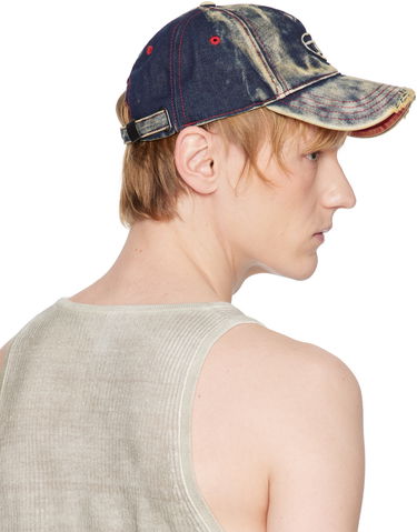 Kapa Diesel Diesel C-Seymon Distressed Denim Baseball Cap Modra | A06467-0DGAV-01, 3