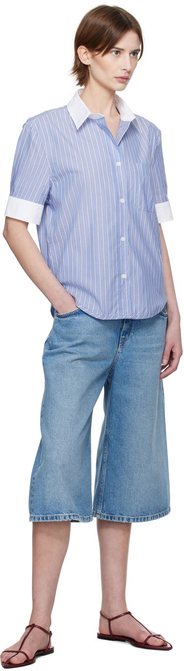 Srajce Marni Marni Striped Shirt Modra | CAMA0623QS UTC455, 3