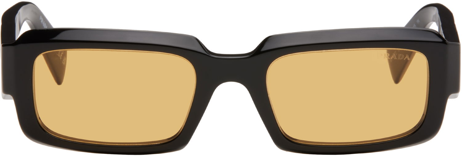 Sončna očala Prada Rectangular Acetate Sunglasses Črna | 0PR 27ZS 8056597899208, 0