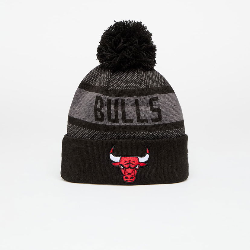 Beanie New Era Chicago Bulls Knit Medium NBA Jake Cuff Beanie Črna | 60565217