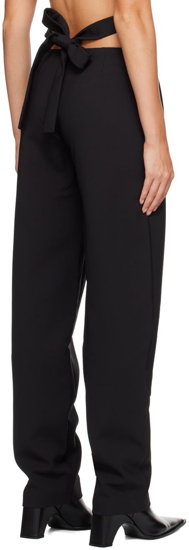 Hlače Dion Lee Dion Lee Y Front Cutout Trousers Črna | C2068P22, 2