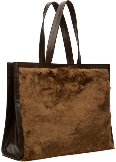 Tote bag Andersson Bell Andersson Bell Linus Fur Tote Bag Rjava | aaa493u, 1