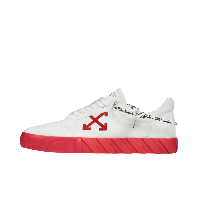 Superge in čevlji Off-White Low Vulc "White Red" Rdeča | OMIA085F20LEA0050125