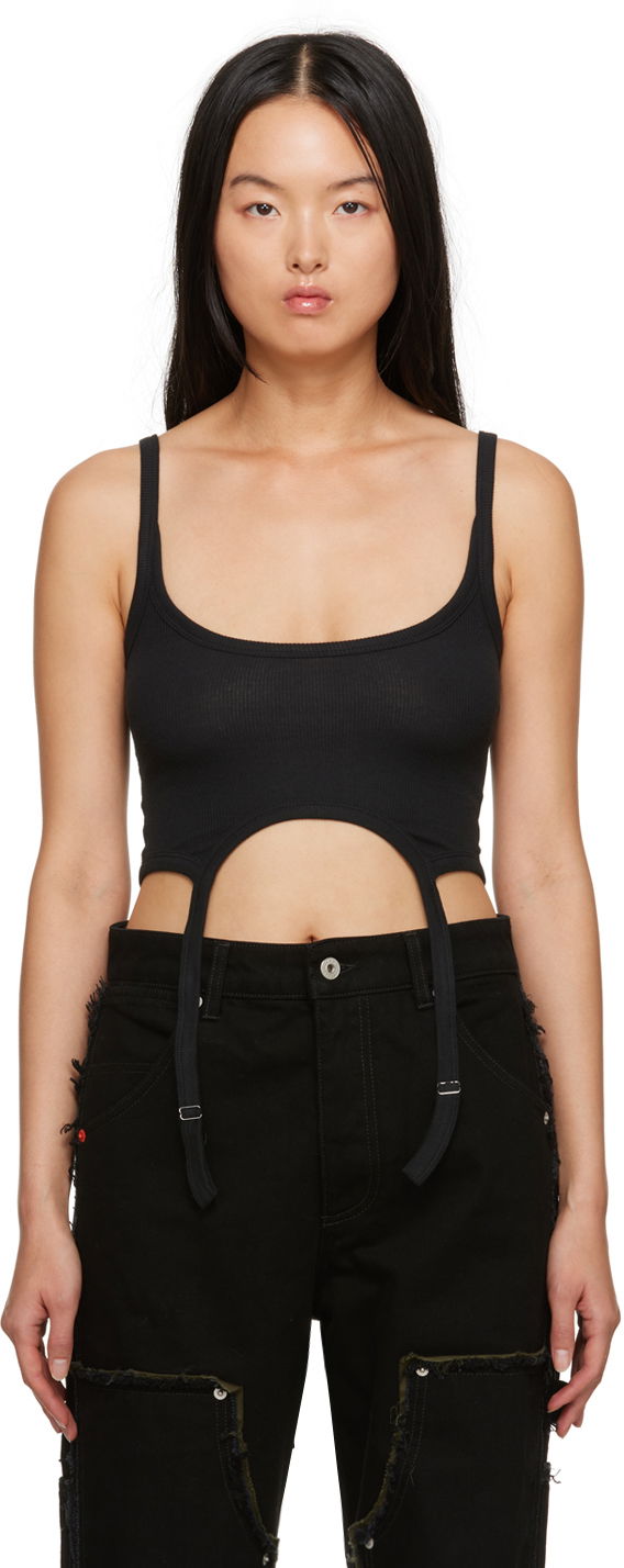 Majica brez rokavov HERON PRESTON Hooks Tank Top Črna | HWAC005F23JER0011000, 0