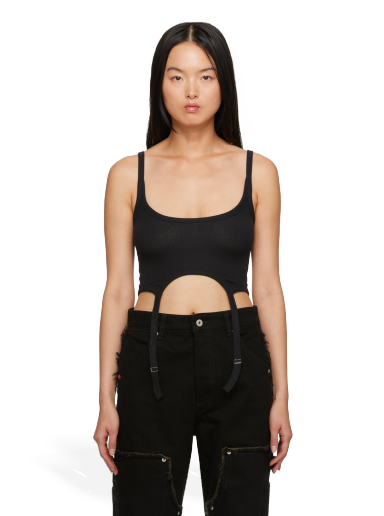Majica brez rokavov HERON PRESTON Hooks Tank Top Črna | HWAC005F23JER0011000