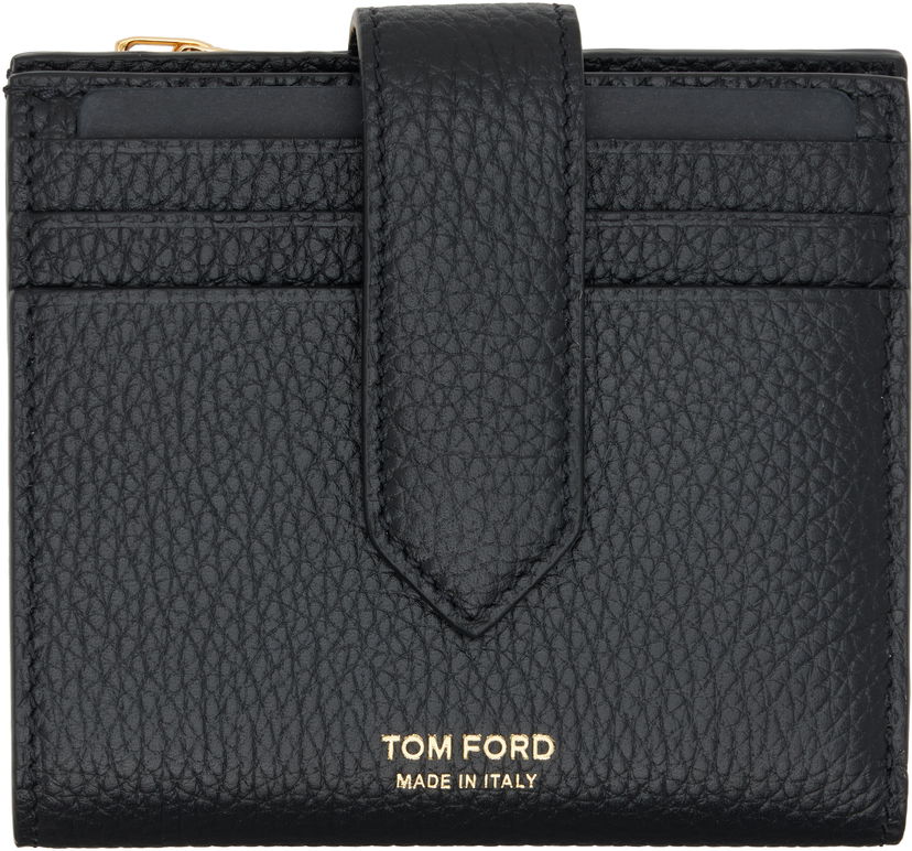 Denarnica Tom Ford Tom Ford Soft Grain Leather Wallet Črna | Y0399-LCL158G