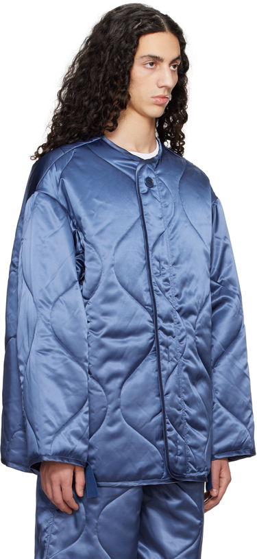 Puhovka JW Anderson JW Anderson Oversized Quilted Jacket Modra | JK0364-PG1680, 1
