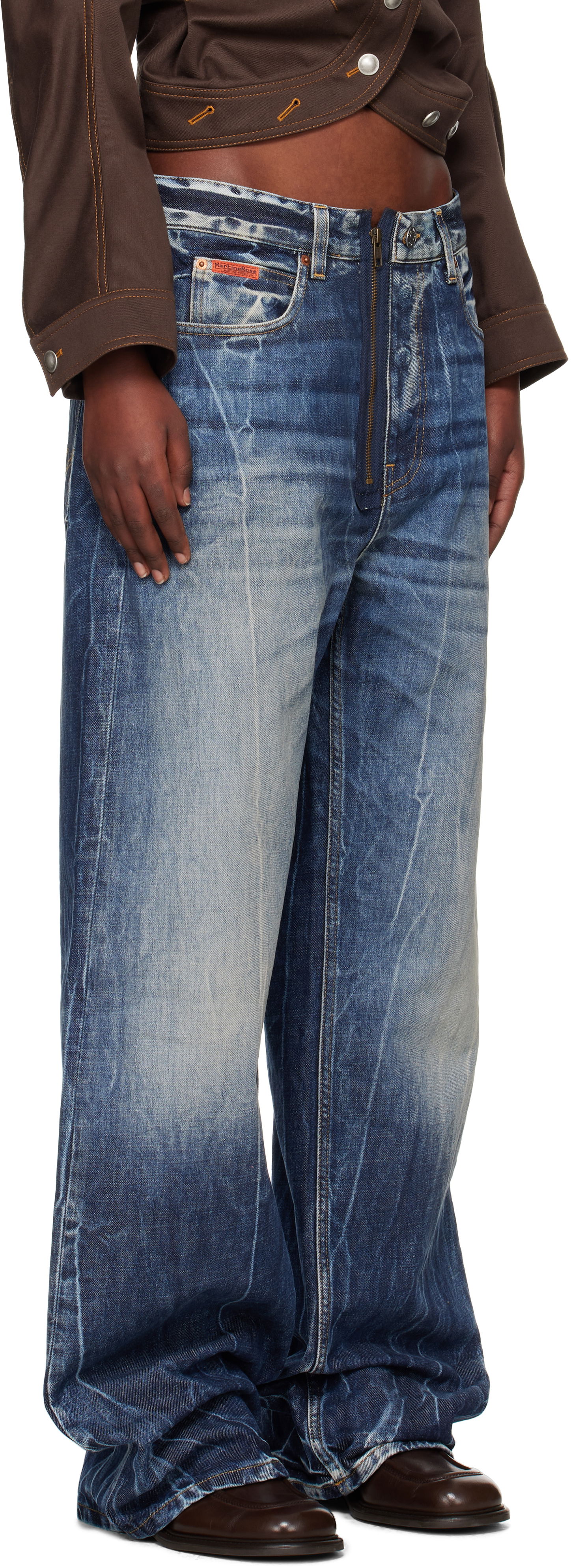 Kavbojke Martine Rose Martine Rose Casual Jeans Modra | 248WD07515, 1