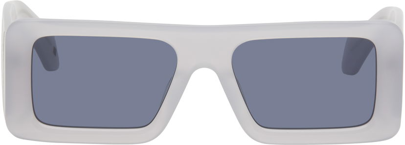 Sončna očala Off-White Troy Square Sunglasses Bela | OERI140S25PLA0010945