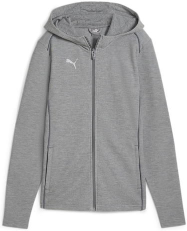 Pulover Puma teamFINAL Casuals Hooded Jkt Wmn Siva | 658531-33, 0
