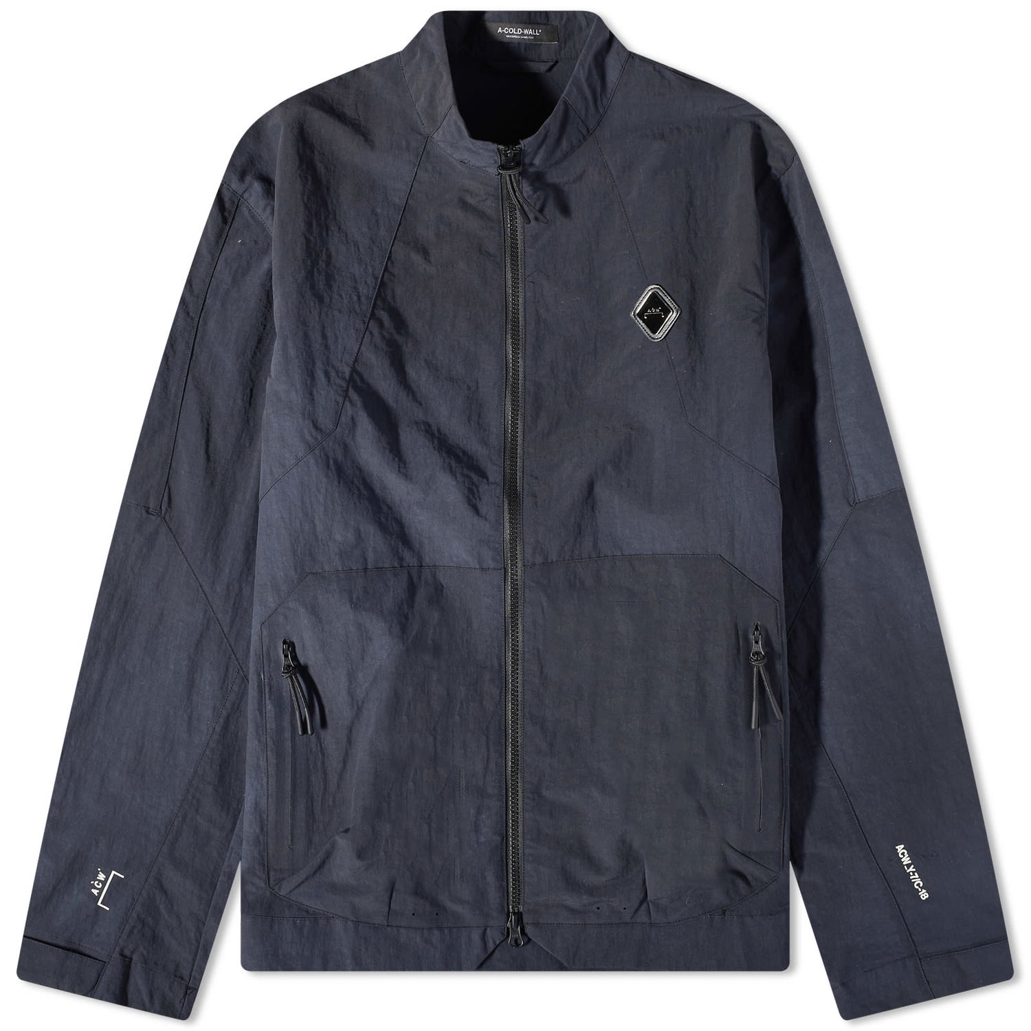 Jakna A-COLD-WALL* Irregular Dye Overshirt Mornarica | ACWMSH085-GR, 0