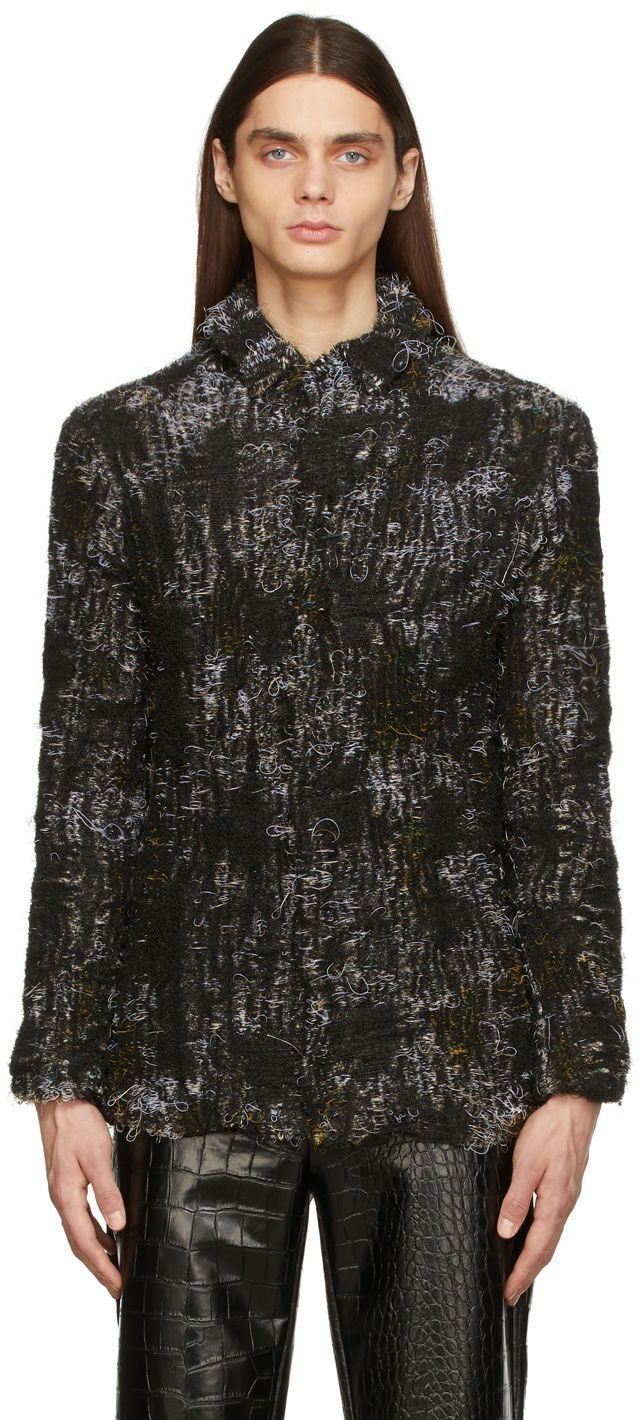 Srajce Han Kjøbenhavn Exclusive Boxy Shirt Jacket Črna | M-131212