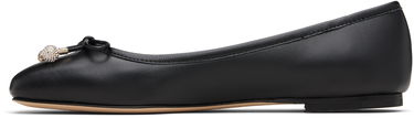 Superge in čevlji Jimmy Choo Jimmy Choo Elme Pearl Ballerina Flats Črna | ELME FLAT, 2