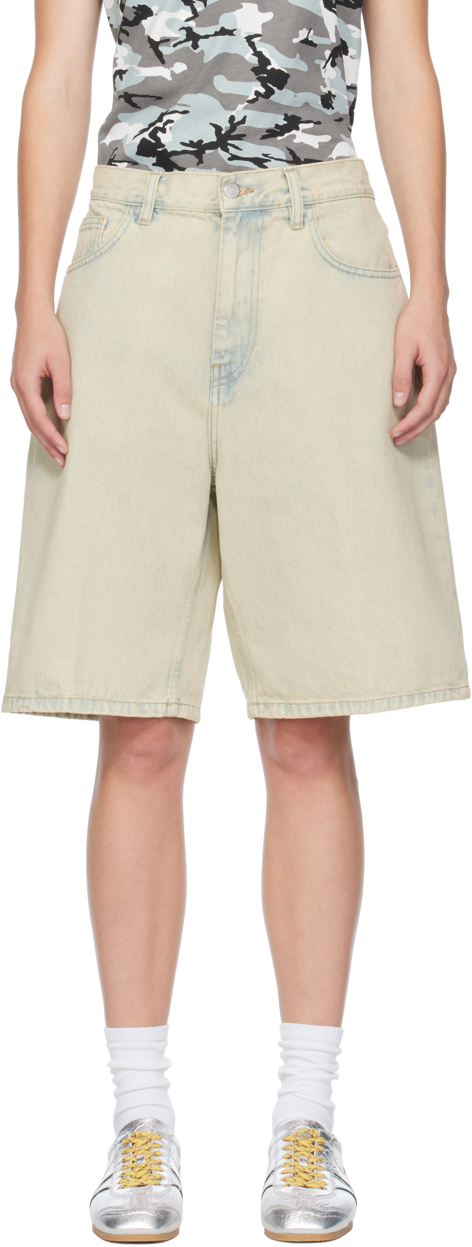 Kratke hlače Carhartt WIP Work In Progress Brandon Denim Shorts Bež | I031919 01SN, 0