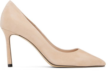 Superge in čevlji Jimmy Choo Jimmy Choo Romy 85 Suede Heels Bež | ROMY 85, 0