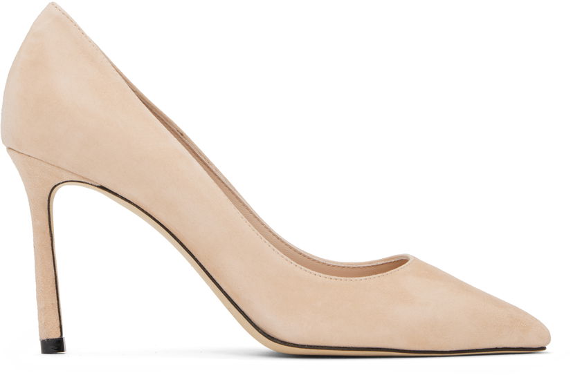 Superge in čevlji Jimmy Choo Jimmy Choo Romy 85 Suede Heels Bež | ROMY 85