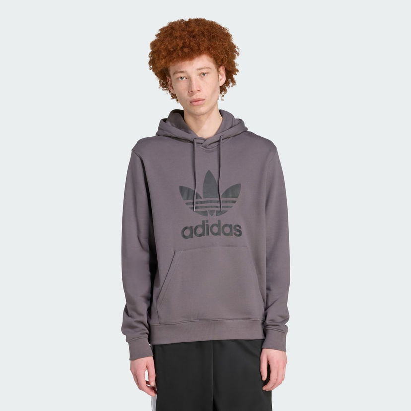 Pulover adidas Performance Adicolor Classics Trefoil Hoodie Lila | JY3765