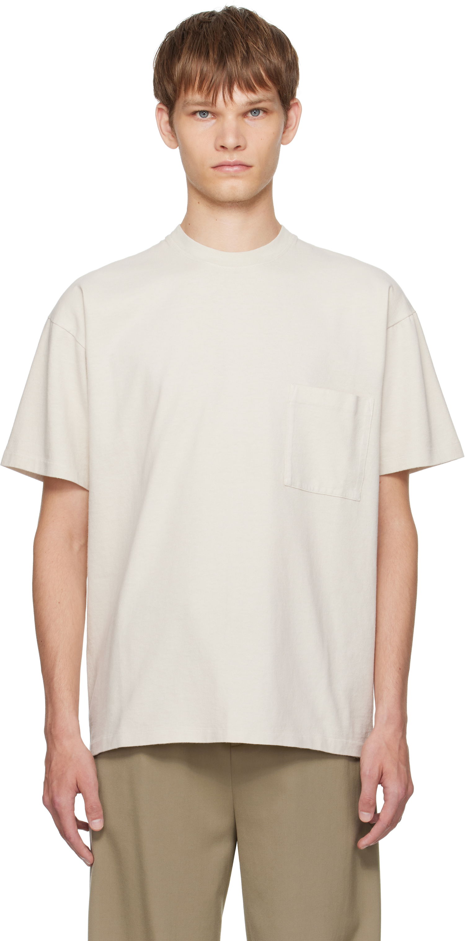 Majica The Row The Row Niels Pocket T-Shirt Bež | 1112-K526, 0