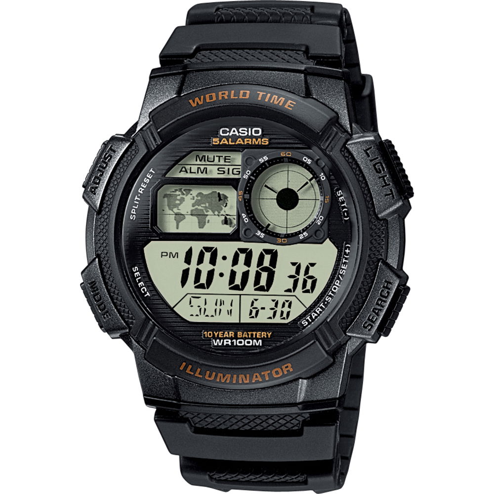 Ure CASIO Collection Črna | AE-1000W-1AVEF, 1